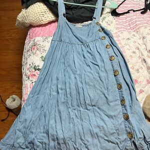Urban Outfitters Light Blue Smocked dress